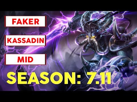 SKT T1 Faker Kassadin Mid Challenger Korean Pro Replay