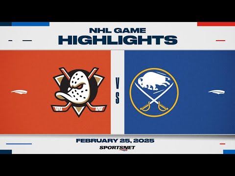 NHL Highlights | Ducks vs. Sabres - February 25, 2025