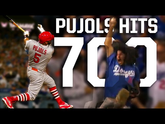 Pujols hits his 699th and 700th homers in the same game, a breakdown