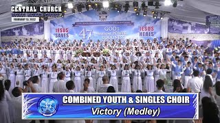 Download Lagu JMCIM | Victory (Medley) | Combined Youth u0026 Singles Choir | February 13, 2022 Thumbnail