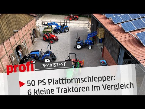 50 PS Plattformschlepper: Sechs kleine Traktoren im Vergleich | profi #Praxistest