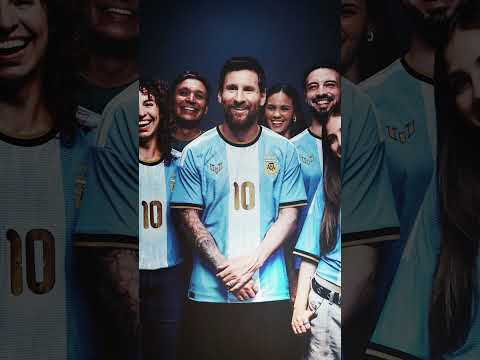 🇦🇷 Le superbe maillot du dernier match de Messi avec l'Argentine a été dévoilé ! #shorts