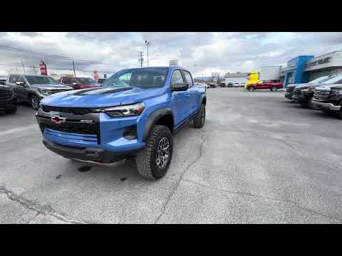 2026 Chevrolet Colorado Crew Cab Short Box 4-Wheel Drive ZR2 in Blue for sale at North Star Chevrolet Buick GMC in Cranbrook, BC