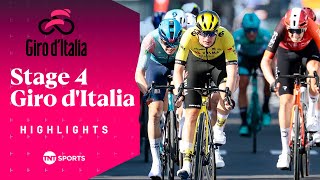 SHOCKING WIN! 🤯 | Men's Giro d'Italia Stage 4 Race Highlights | TNT Sports Cycling