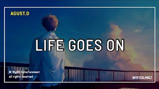 Download lagu Agust D (Suga BTS) - LIFE GOES ON LIRIK ROM / SUB INDO mp3