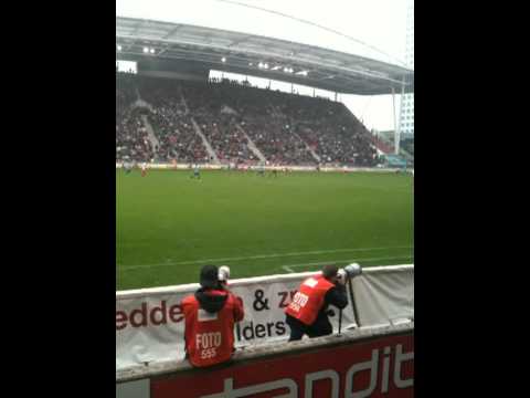 Utrecht Ajax 6-4 laatste goal vanaf hoofdtribune