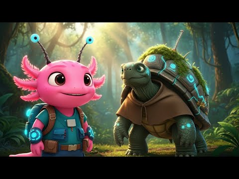 Axo y el Abuelo del Camino 🐢✨ | Canción Infantil de Aventuras