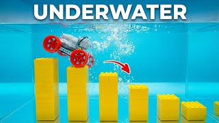 LEGO Car vs Underwater Obstacles Experiment | Smart Lego