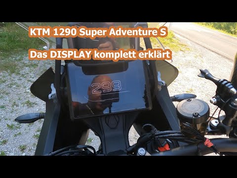 KTM 1290 Super Adventure S DISPLAY komplett erklärt alle Möglichkeiten bis ins Detail! (2021/2022)