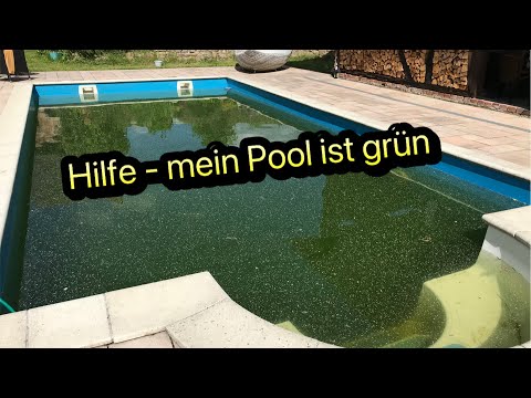 GRÜNER POOL - HILFE 😱 - was muss ich machen ??? - das Tutorial als VLOG leicht erklärt