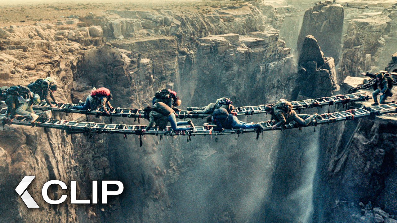 Crossing The Ladder During Earthquakes Scene - GREENLAND 2: MIGRATION (2026)