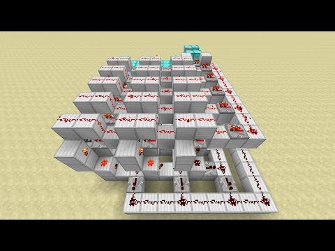 Sequential Combo Lock in Minecraft (Redstone Tutorial)