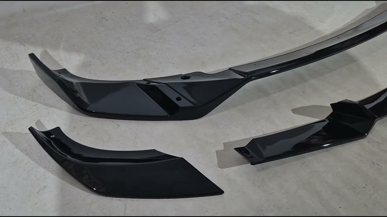 BMW X3 G01 2018- гг. Передний сплиттер Paradigm (для M-Sport 2022-2024, черный глянец) Video 1