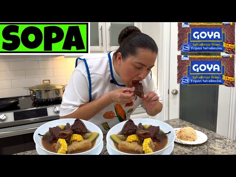 Sopa de frijoles salvadorena -🤔 Que de frijoles usar?