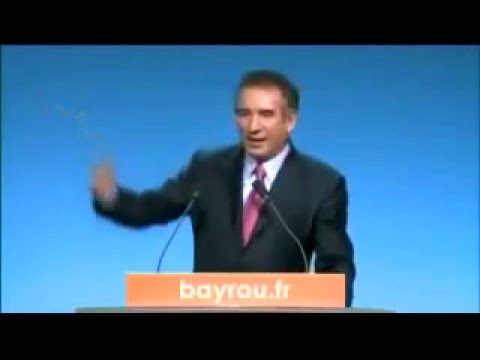 French politician François Bayrou promoting minority "regional" languages
