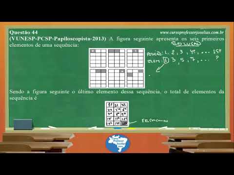 QUESTÃO 44   LÓGICA   VUNESP