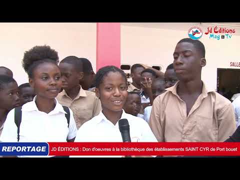 JD Éditions : Don d'oeuvres littéraires à la bibliothèque des établissements Saint CYR