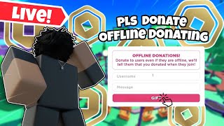 🔴 LIVE | Pls donate donating to viewers + 100 robux competetion