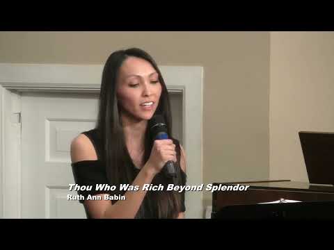 Thou Who Wast Rich Beyond All Splendor