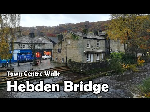 Hebden Bridge, West Yorkshire | Town Centre Walk 2020