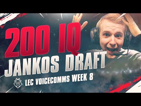 200 IQ Jankos Draft | LEC Spring 2019 Week 8 G2 Voicecomms