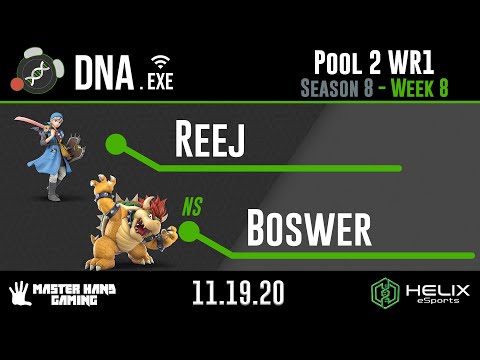 DNA.EXE S8:W8 - Reej (Hero) vs NS | Boswer (Bowser) - Pool 2 WR1