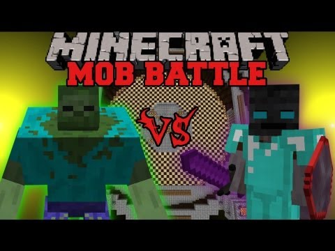 EPIC Minecraft Mob Battle - Mutant Zombie vs. Walker King