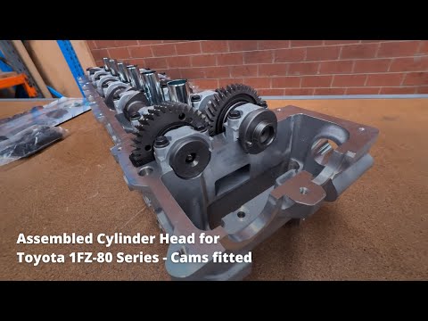 Assembled Cylinder Head for Toyota 1FZ-80 Series With Cams Fitted | ETP Engine Parts