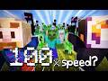 Minecraft But The Game Speed RANDOMIZES