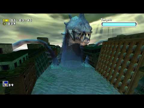 Perfect Chaos but soundtrack changed places (Sonic Adventure)