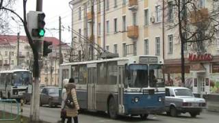 preview picture of video 'Obusse in Saransk - Троллейбусы в Саранске 2.'