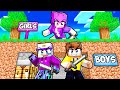 GIRL HUNTERS Vs BOY SPEEDRUNNERS In Minecraft