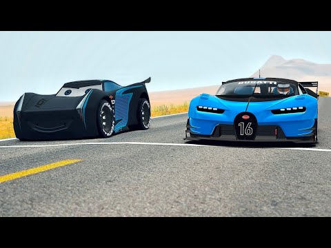Jackson Storm vs Bugatti Vision GT - Desert Drag Race