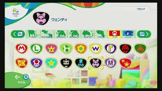 【ネタバレ注意】　マリオ＆ソニック AT リオオリンピック　全キャラクター　フラッグ　日本語 Version　一時停止推奨