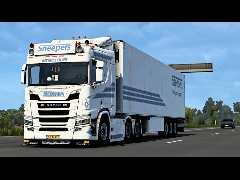 ETS2 1.40 - ProMods 2.52 - SCANIA R500 - Trip: Kassel - Calais