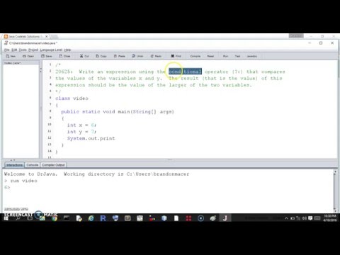 20625 Java Solution Walkthrough Myprogramminglab