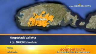 Infokarte Malta - Malta, Malta, Malta - Urlaub - Reise - Video