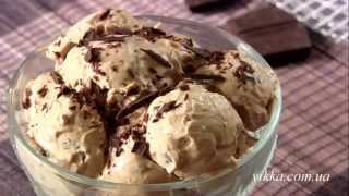 Смотреть онлайн Быстрый рецепт вкусного домашнего мороженого без сливок