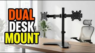 TOP 5 Best Free Standing Dual Monitor Stands 2026
