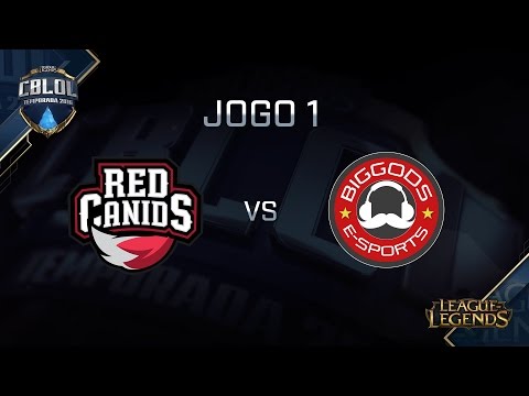 Red x Big Gods (S3 - Jogo 1) CBLoL 2016 - 2ª Etapa