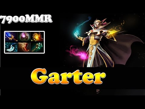 Dota 2 - Garter 7900 MMR Plays Invoker Vol 2  - Ranked Match Gameplay!