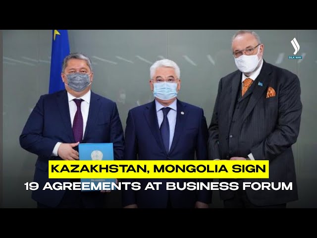 Kazakhstan, Mongolia sign 19 agreements at business forum