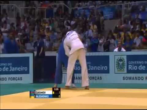 GASIMOV, Elmar (AZE)- BLOSHENKO, Artem (UKR) 100 kg IJF World Championship Seniors 2013