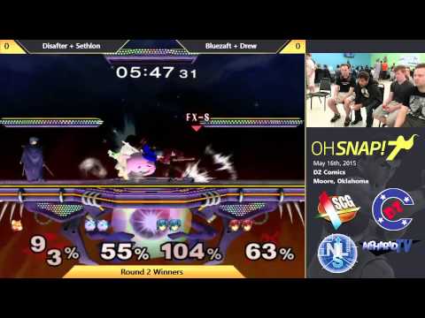 OHSNAP 7 Disafter + Sethlon VS Bluezaft + Drew   Melee Doubles