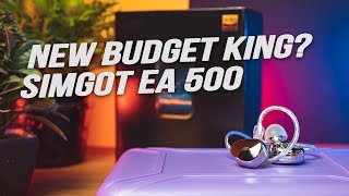 SIMGOT EA500 review & comparison with Moondrop Aria, Dunu Titan S and Tin T3 Plus.