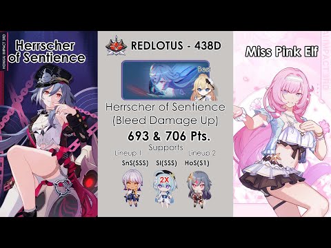 HI3: Ex Abyss Redlotus (438D) | Herrscher of Sentience | HoS & MpE