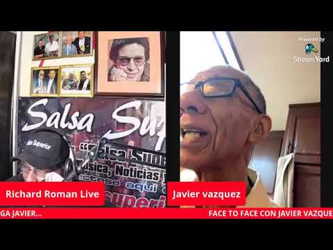 JAVIER VAZQUEZ EN SALSA SUPERIOR....
