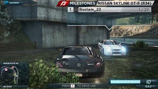 NFS Most Wanted (2012) - DLC | The easiest road and way to find Nissan Skyline GT-R | R34 Liveries