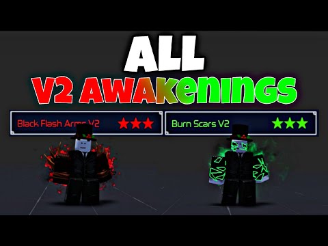 BEST V2 Awakenings Showcase | Jujutsu Infinite Roblox (JJI)
