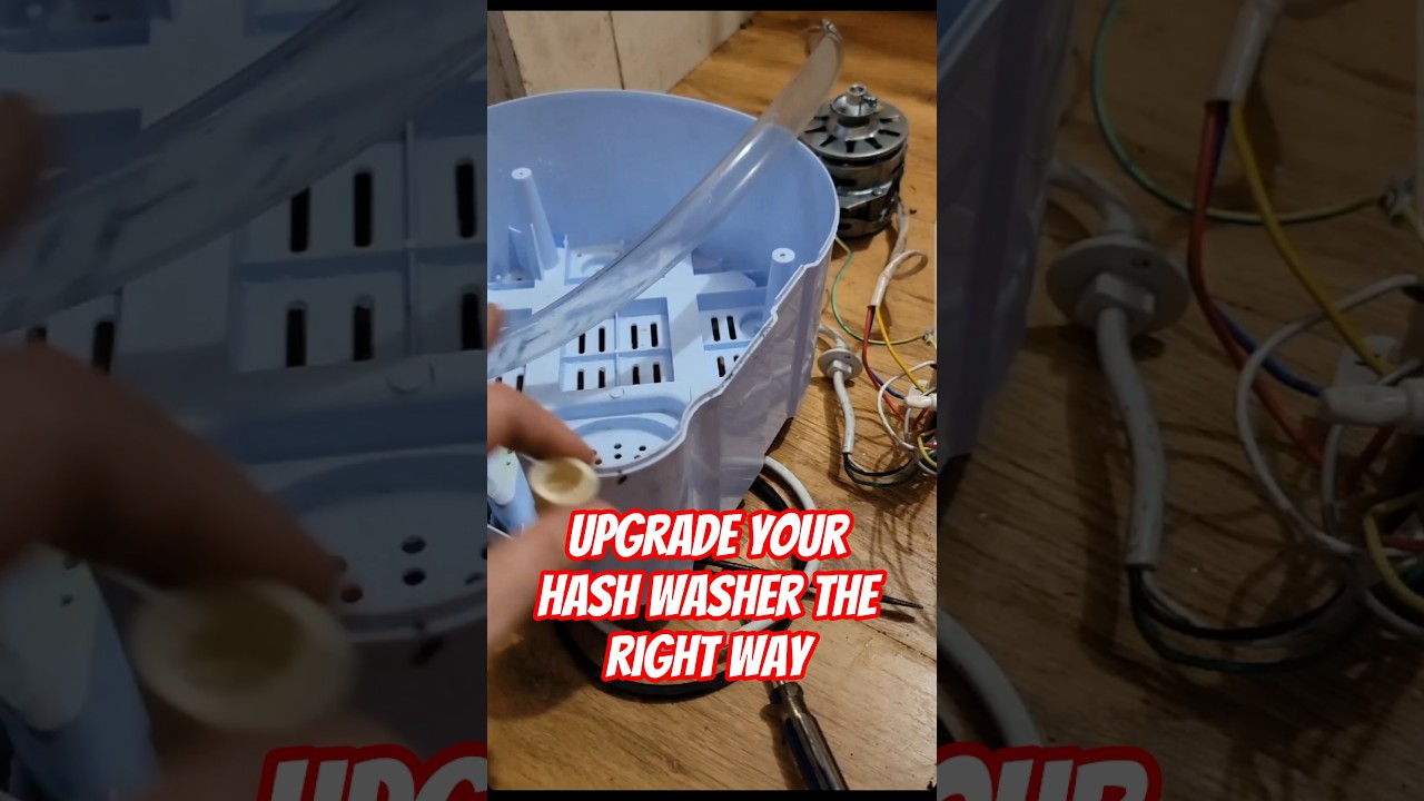 bubble hash washer upgrade! #diy #gardening #420